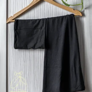 مقنعه با هد مشکی ساده